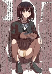 リアル感がえぐい…スカート長くてウブそうな子の地味ぱんつ♡