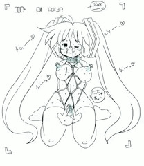 自分でひろげる緊縛初音ミク