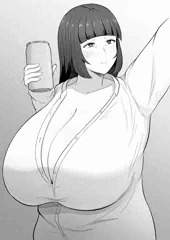 自撮りする太めのお姉さん