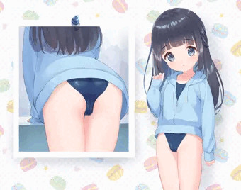 競泳水着にパーカー
