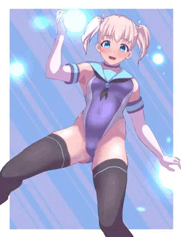 競泳水着魔法少女