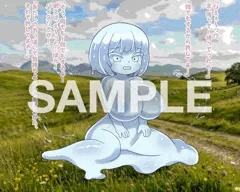 [Skeb]スライム娘あっかんべーパイズリ