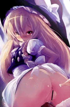痔になった魔理沙に軟膏をつける