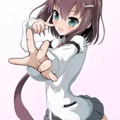 可愛くロン上がりする姫子ちゃん