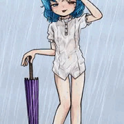 ずぶ濡れ小傘