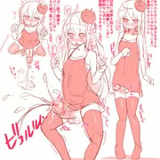 落書きふたなりキミドリさん