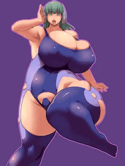 デカ女！
