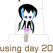 高層建物の居住者の居住している部屋をチェックして更に小便迄する少女