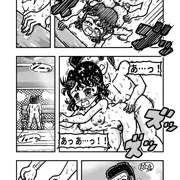 漫画「水泳部男女が裸でプールに入る話」２１ページ