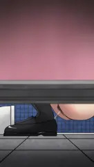 和式トイレでおしっこする田中摩美々