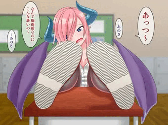 【サキュバス学園3】暑い教室にてその1