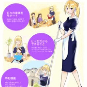 リーニャとセクサロイド「エミーリヤ」
