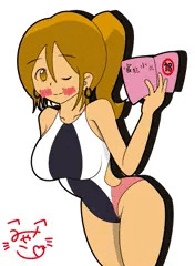 【Illustrator】先生が水着になってえっちな本を朗読♡