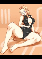 フロントジッパー競泳水着さん。