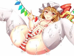 フランちゃんに意味深な液体がかかった！