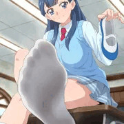放課後、足の臭いを嗅がせてくれる委員長