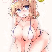 水着アリス・マーガトロイドさんと五円玉