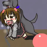 犬のいる風景