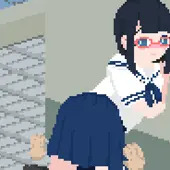 セーラー服バック クンニ