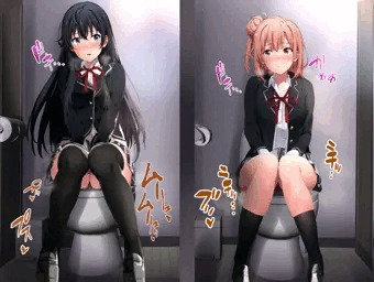 リク絵　（雪ノ下雪乃、由比ヶ浜結衣スカ絵）