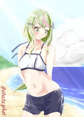 らんちゃん水着