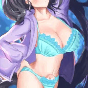 黒髪下着姿ふたなりちゃん勃起露出