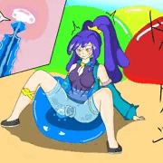 青ぷよの苗床にされるアルデラさん