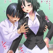 学生にいたずらするお姉さま