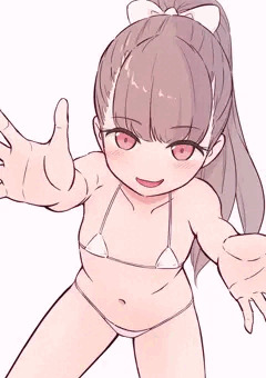 ポニテマイクロビキニ幼女