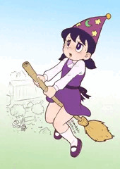 魔女っ子さん。