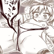 ぜかましの褌を締める。