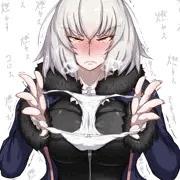 お願いしたら嫌な顔一つせず脱ぎたて純白パンツ見せてくれるジャンヌオルタちゃんかわいい