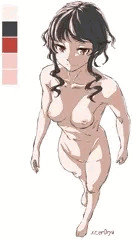 うちの子その3で陰影や俯瞰やらの練習