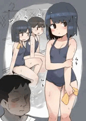 ボブの子スク水