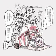 依姫さまが流行りのポーズをしてたやつ【綿月依姫・玉兎】
