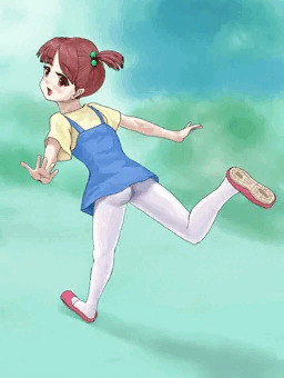 走り出す幼女