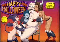 ハロウィンにイタズラされちゃう