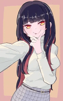 コンカフェ女の自撮り