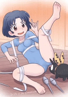 あかねちん特訓中。