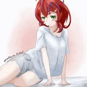 ラフな格好をした推しを描くお題だったけど
