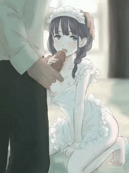 裸エプロンメイドさん