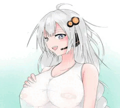乳カーテンを描いてみたかった