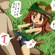 あーみーさんが外で寝ていたので