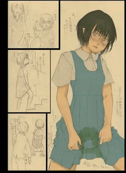 おもらしが治らないので、尿漏れパッドを常備装着し、意識せず漏らすことを楽しめるよう、逆トイレトレーニングを行った女の子が、不慮の事故でおもらしを楽しんでいるところをガッツリ見られてしまった結果。