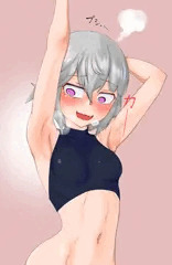 暑さで汗ばんできたくらいの脇ぺろりたい