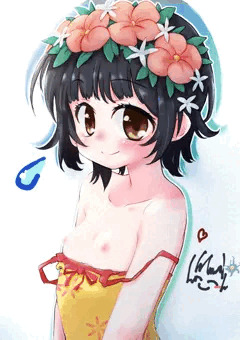 今日のおちくびは初春飾利ちゃん