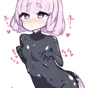 ラバースライムスーツ強制ちくオナきつね