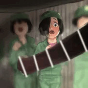 職業体験中ハプニングに遭遇する天道みき