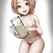 【Skeb依頼絵】白い液体を飲みほす龍崎薫
