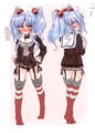 天津風の服ルリルリ